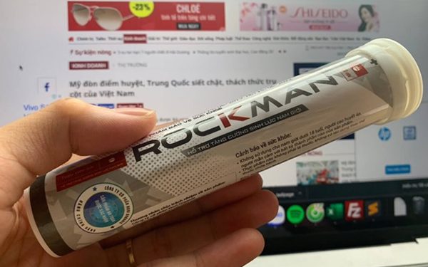 Review về viên sủi tăng cường sinh lý Rockman