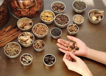 nhón thuốc ngân kiều tán