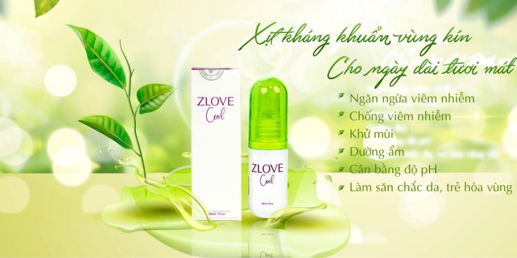 xịt khuẩn zlove cool